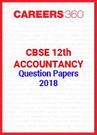 CBSE 12th Accountancy Question Papers 2018