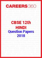 CBSE 12th Hindi Question Papers 2018