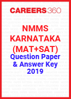NMMS Karnataka (MAT+SAT) Question Paper & Answer Key 2019