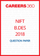 NIFT B.Des 2018 Question Paper