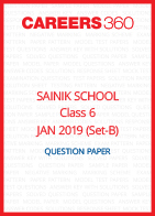 Sainik School 2019 Question paper for Class 6 Set-B (January 6)