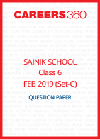 Sainik School 2019 Question paper for Class 6 Set-C (February 24)