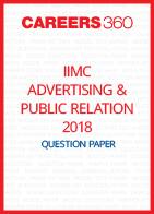 IIMC Advertising and Public Relations Question Paper 2018