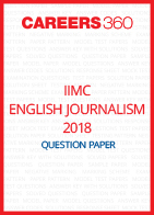 IIMC English Journalism Question Paper 2018