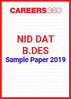 NID DAT Sample Paper 2019 B.Des