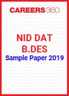 NID DAT Sample Paper 2019 B.Des