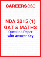 NDA 2015 1 (GAT & Maths) Question Paper & Answer Key