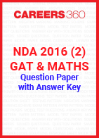 NDA 2016 2 (GAT & Maths) Question Paper & Answer Key