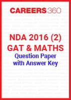 NDA 2016 2 (GAT & Maths) Question Paper & Answer Key