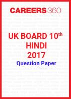 UK Board 10th Hindi 2017 Question Paper