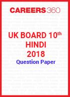 UK Board 10th Hindi 2018 Question Paper