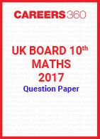 UK Board 10th Maths 2017 Question Paper