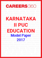 Karnataka II PUC Education Model Paper 2017