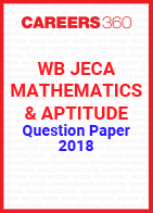 WB JECA Mathematics and Aptitude Question Paper 2018