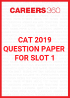 CAT 2019 Question Paper for Slot 1
