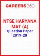 NTSE Haryana MAT (A) Question Paper 2019-20