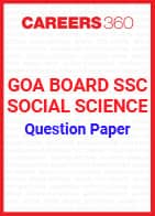 Goa Board SSC Question Paper Social Science