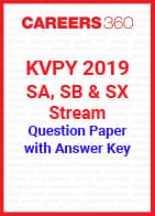 KVPY 2019 Question Paper and Answer key