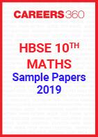 HBSE 10th Maths 2019 Sample Papers