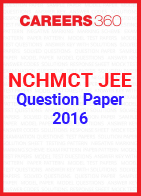 NCHMCT JEE Question Paper 2016