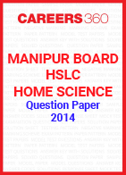 Manipur Board HSLC Home Science Question Paper 2014