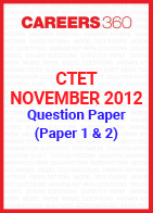 CTET 2012 Question Paper – November (Paper 1 & Paper 2)
