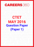 CTET 2016 Question Paper – May (Paper 1)