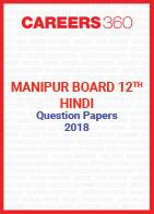 Manipur Board 12th Hindi Question Papers 2018