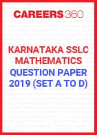 Karnataka SSLC Mathematics Question Paper 2019