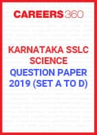 Karnataka SSLC Science Question Paper 2019