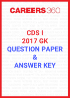 CDS I GK Question Paper & Answer Key 2017