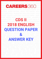 CDS II English Question Paper & Answer Key 2018