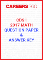 CDS I Maths Question Paper & Answer Key 2017