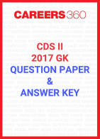 CDS II GK Question Paper & Answer Key 2017