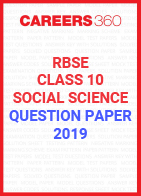 RBSE 10th Social Science Question Papers 2019
