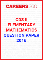 CDS II Question Paper - Elementary Mathematics (2016)