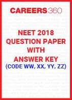 NEET 2018 Question Paper with Answer Key (Code WW, XX, YY, ZZ)