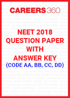 NEET 2018 Question Paper with Answer Key (Code AA, BB, CC, DD)