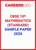 CBSE 10th Mathematics (Standard) Sample Paper 2020