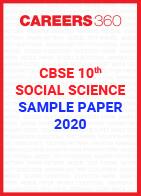 CBSE Class 10 Social Science Sample Paper 2020