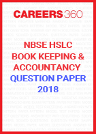 NBSE HSLC Book Keeping and Accountancy Question Papers 2018