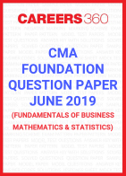 CMA Foundation Question Paper June 2019- Fundamentals of Business Mathematics and Statistics