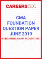 CMA Foundation Question Paper June 2019- Fundamentals of Accounting