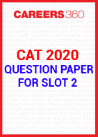 CAT 2020 Question Paper for Slot 2