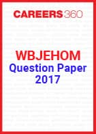 WB JEHOM 2017 Question paper