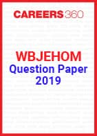 WB JEHOM 2019 Question paper