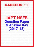 IAPT NSEB 2017-18 Question Paper & Answer Key
