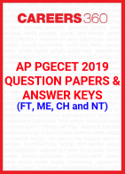 AP PGECET 2019 Question Papers & Answer Keys for FT, ME, CH and NT