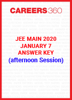 JEE Main 2020 Paper 1 Official Answer Key  (Afternoon Session) - January 7