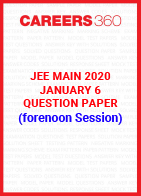 JEE Main 2020 Paper 2 Official Question Paper (Forenoon Session)- January 6